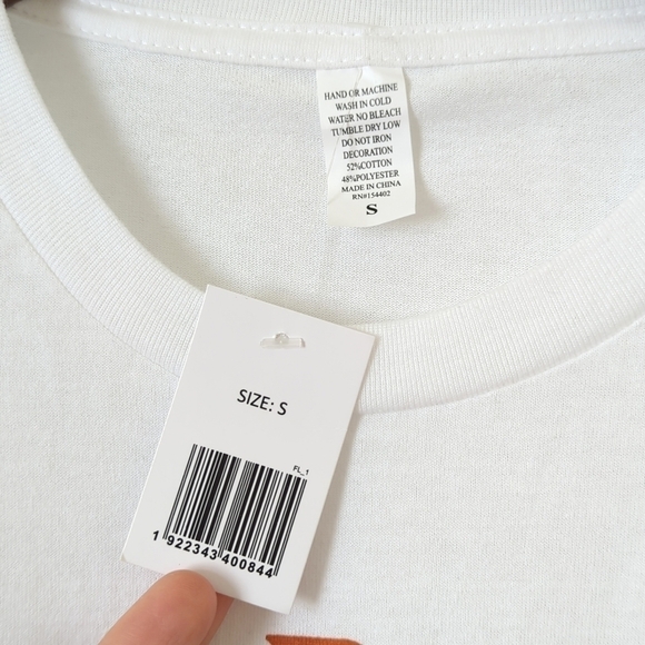 Here Comes The Sun Floral Graphic Casual Short Sleeve Crewneck T-shirt White S - Picture 5 of 11